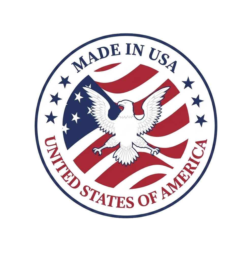 Made in USA — United States of America badge